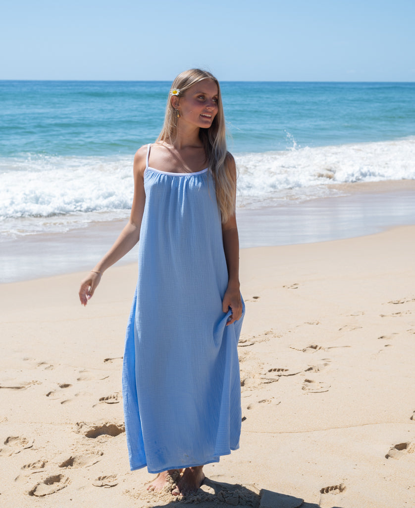 Camilla Maxi | Finch / White