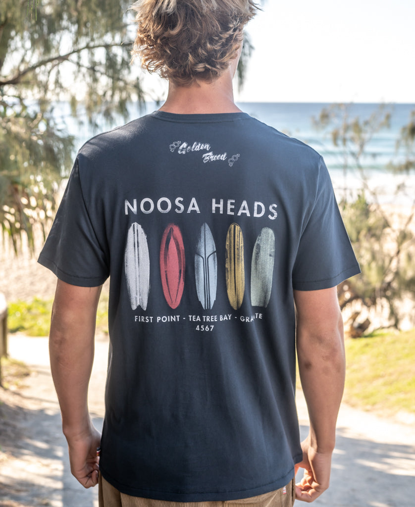 Golden Breed Noosa Boards Tee | Navy - T-Shirts