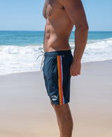 Golden Breed Long Island Elastic Boardie | Vintage Navy - Boardshorts