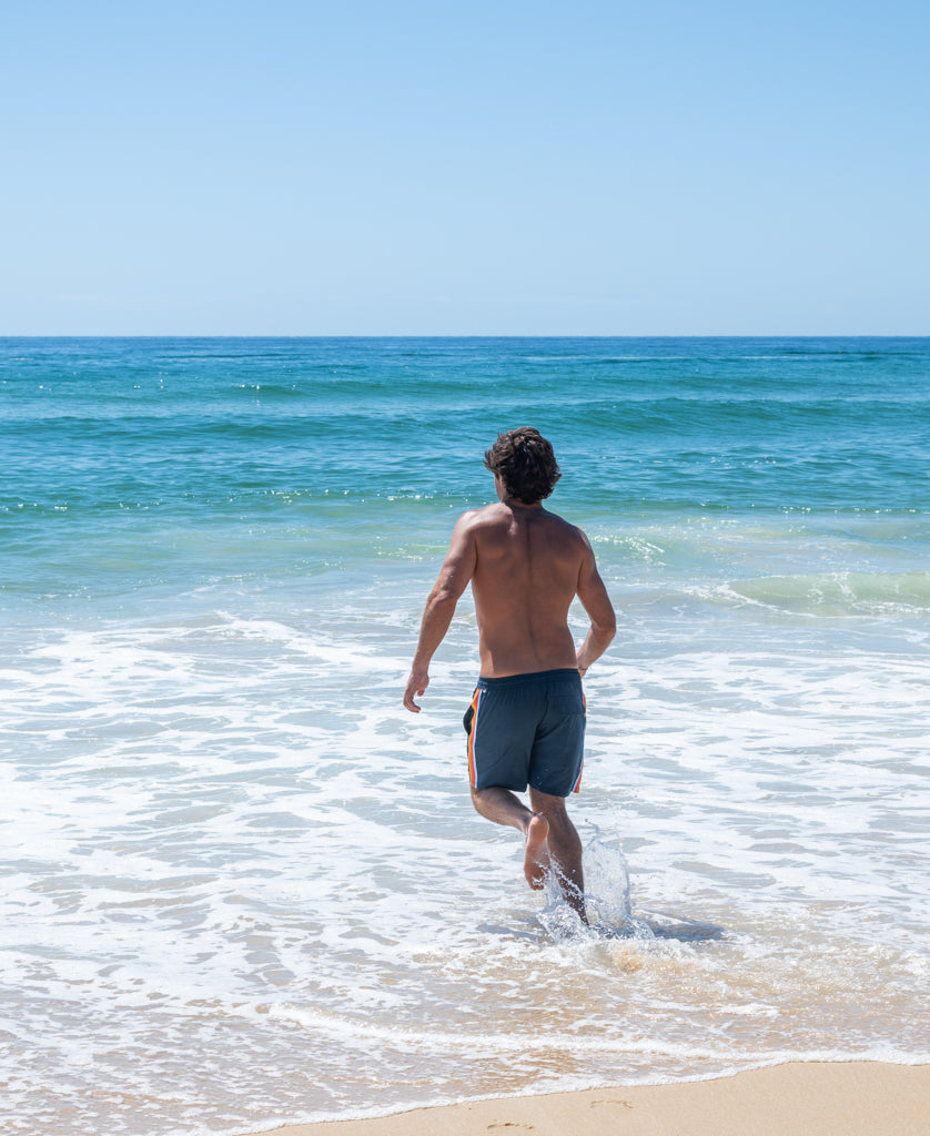 Golden Breed Long Island Elastic Boardie | Vintage Navy - Boardshorts