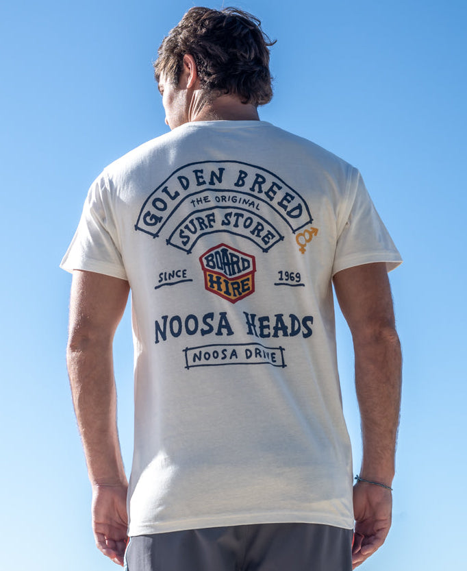 Golden Breed Noosa Herring Tee | Off White - T-Shirts