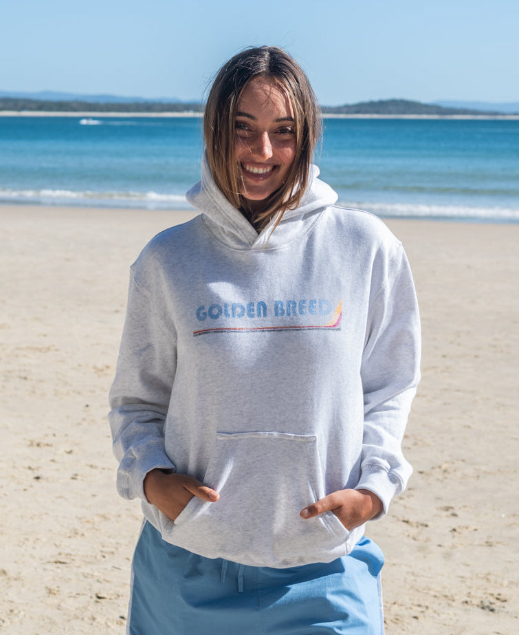 Golden Breed Holly Hoodie | White Misty/Finch - Hoodies