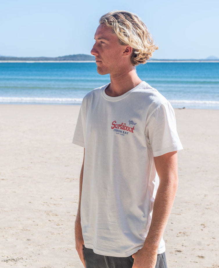 Golden Breed Byron Surfabout Tee | Off White - T-Shirts