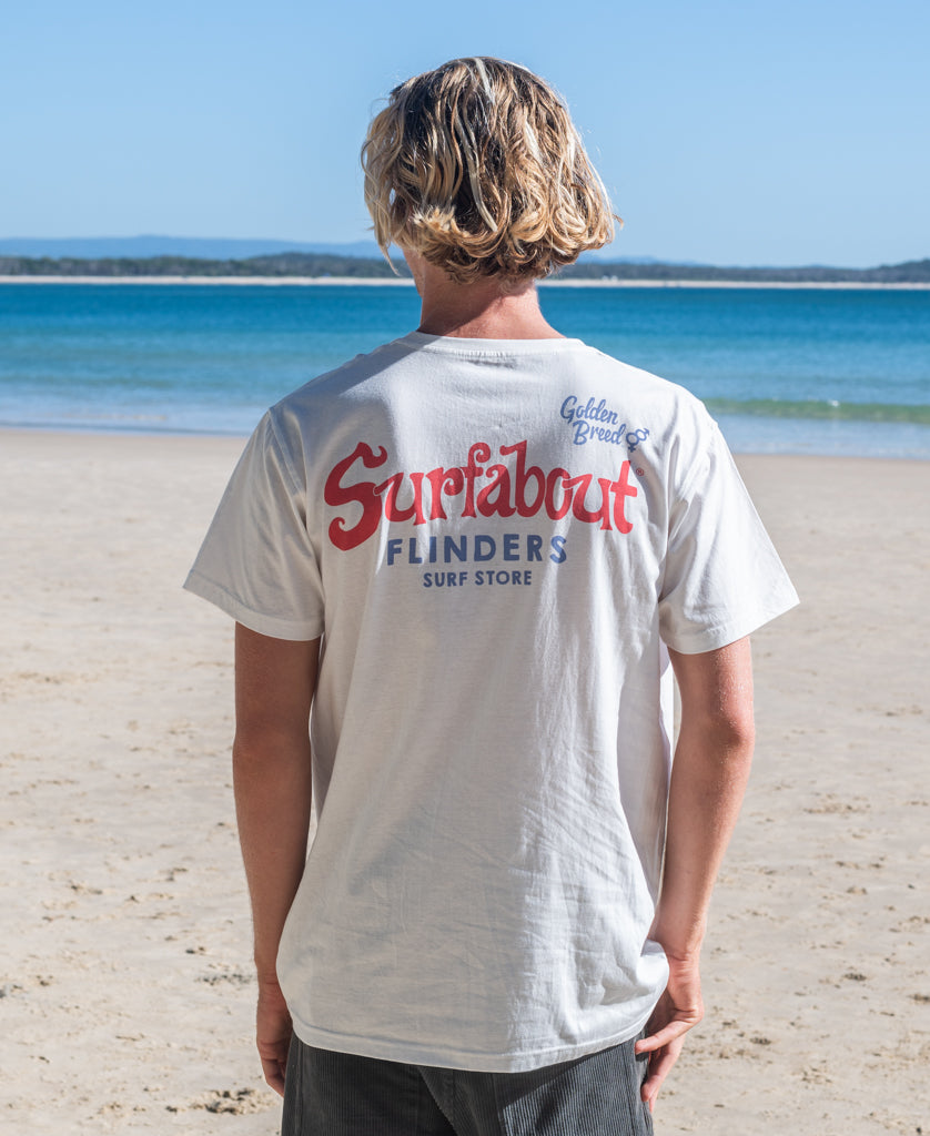Golden Breed Flinders Surfabout Tee | Off White - T-Shirts