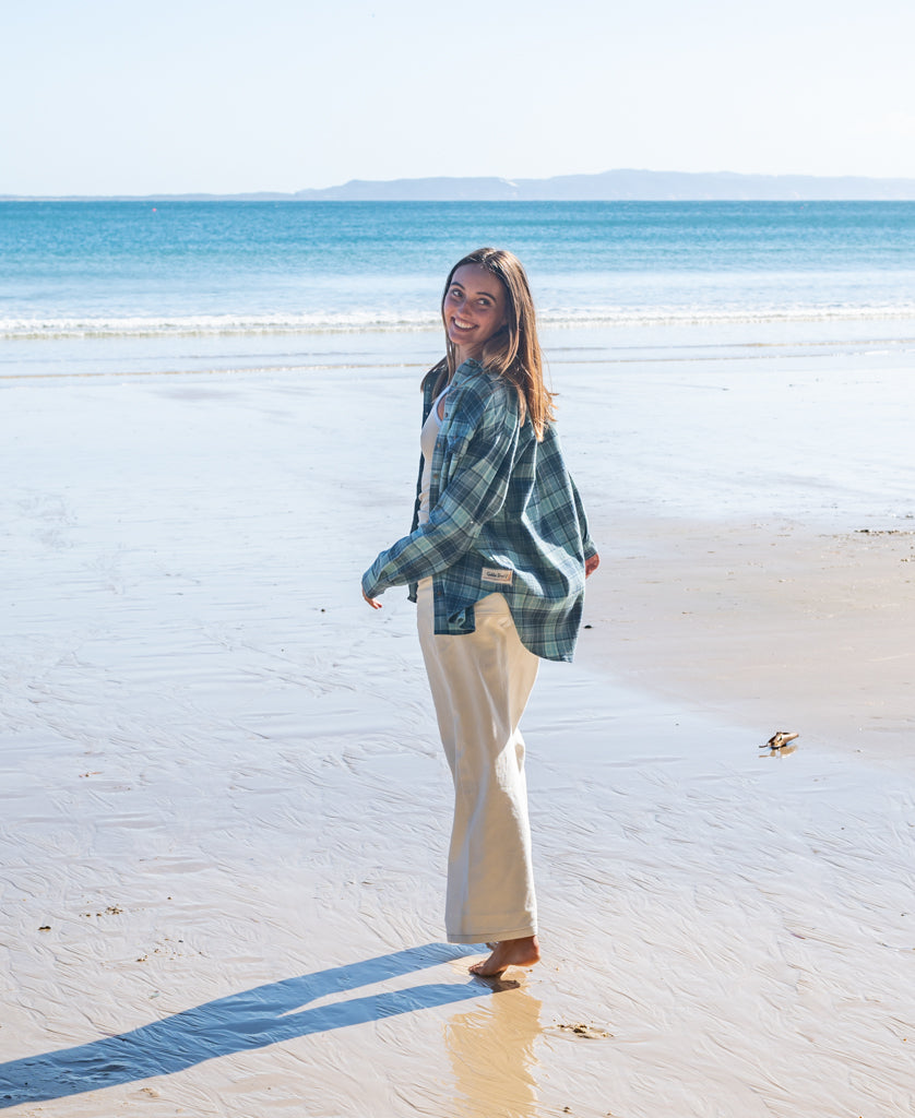 Golden Breed Buddy LS Shirt | Blue Check - Uncategorized