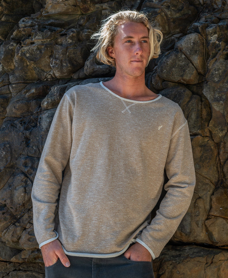 Golden Breed Classic Rag Top | Coffee Marle - Sweatshirts