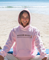 Golden Breed Holly Hoodie | Pale Pink/Espresso - Hoodies