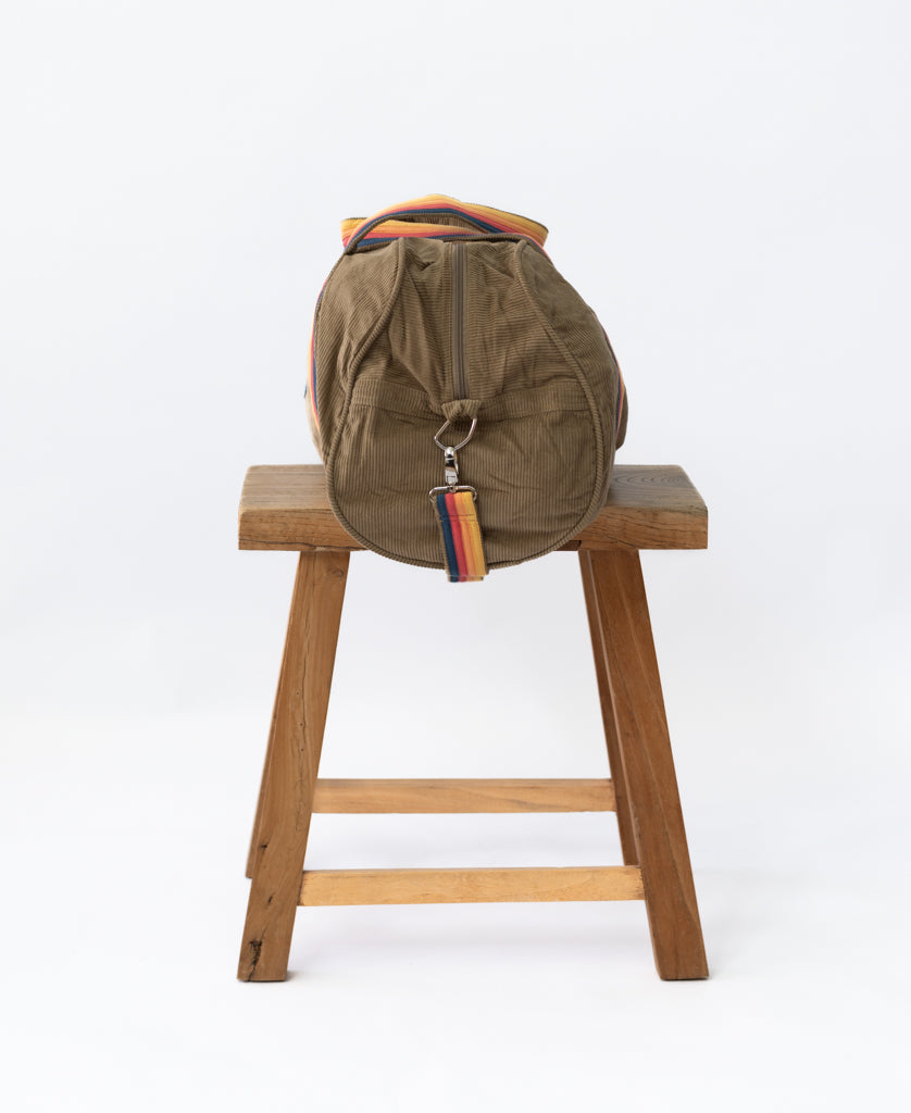 Long Island Cord Roll Bag | Taupe