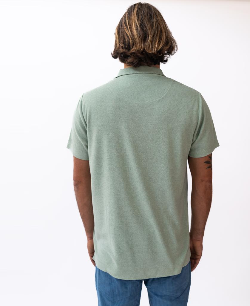 Vintage Terry Polo | Sage – Golden Breed