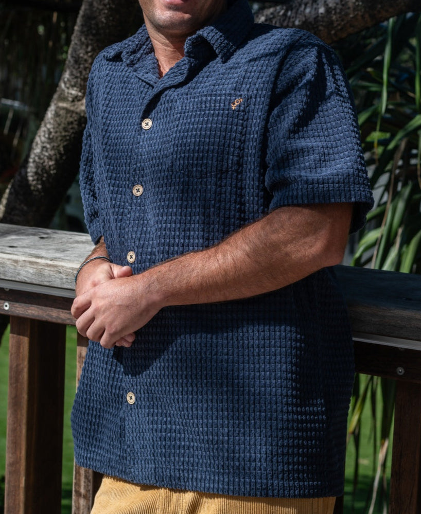 El Shirto Cord Shirt | Vintage Navy