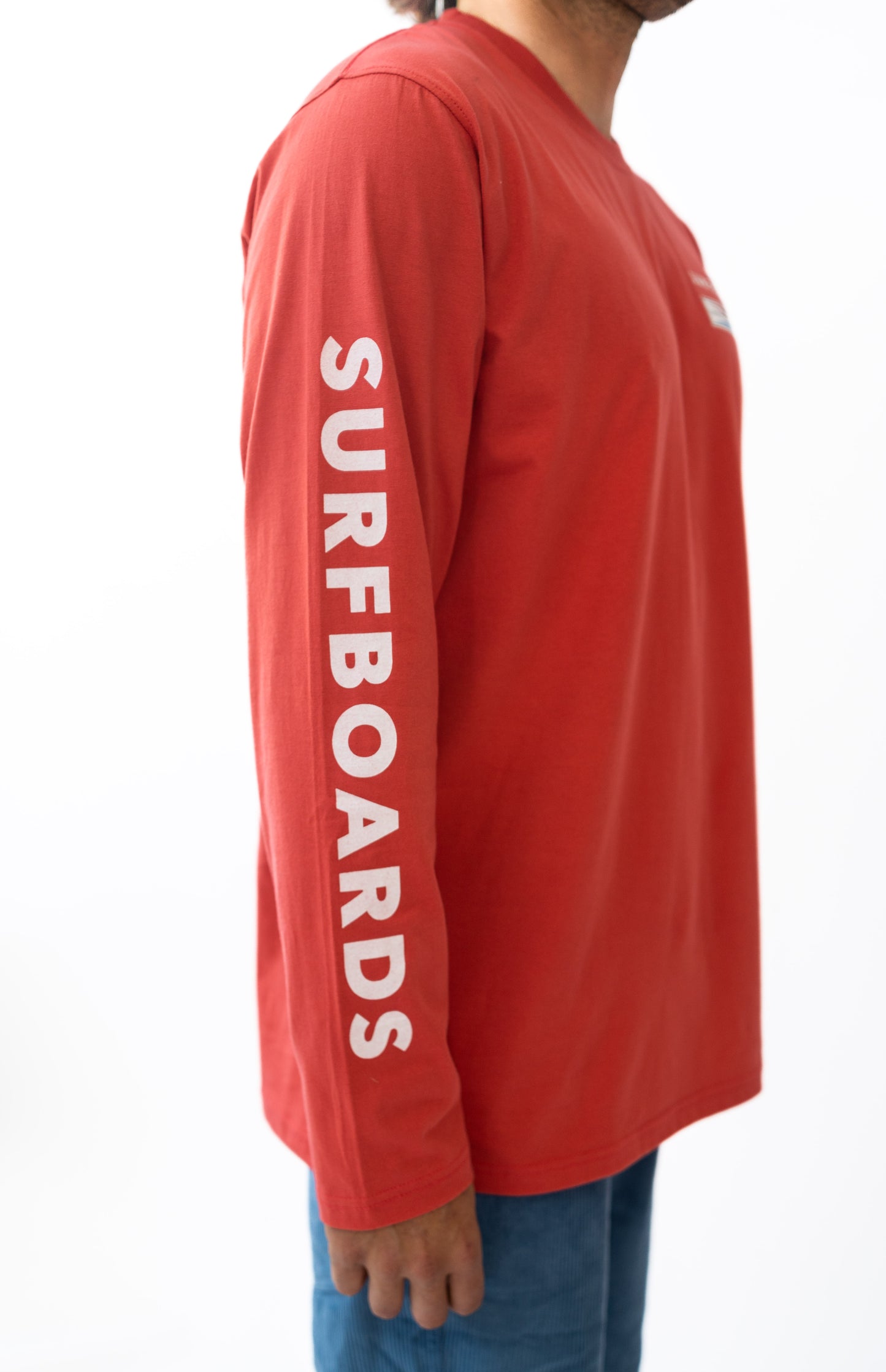 G&S Corp Logo LS Tee | Wash Red