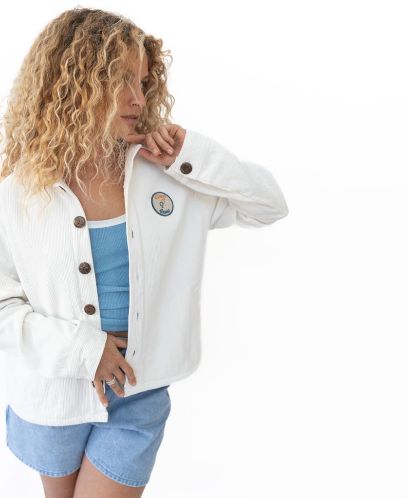 Cora Cord Jacket | Off White