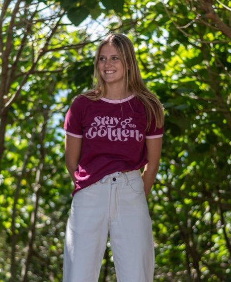 Stay Golden Ringer | Plum