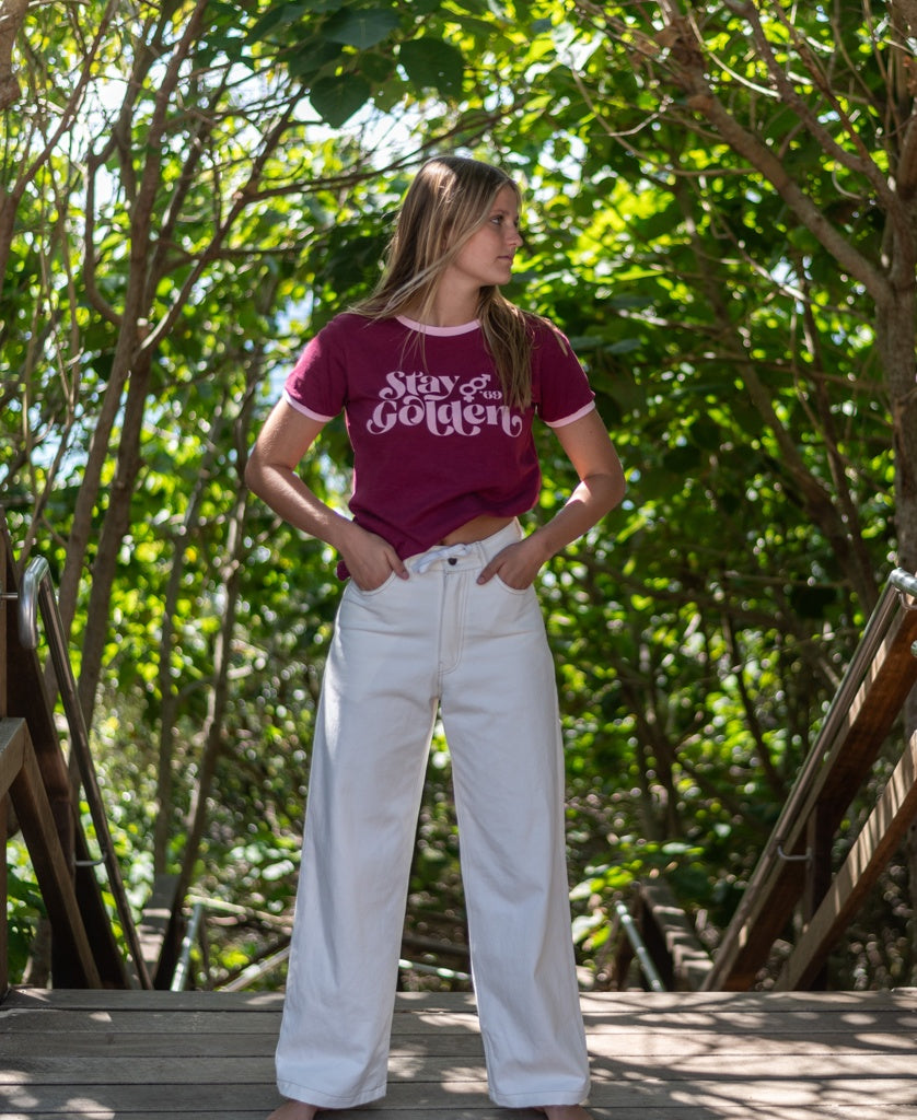 Golden Breed Suzi Pant | Off White - Trousers