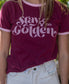 Stay Golden Ringer | Plum