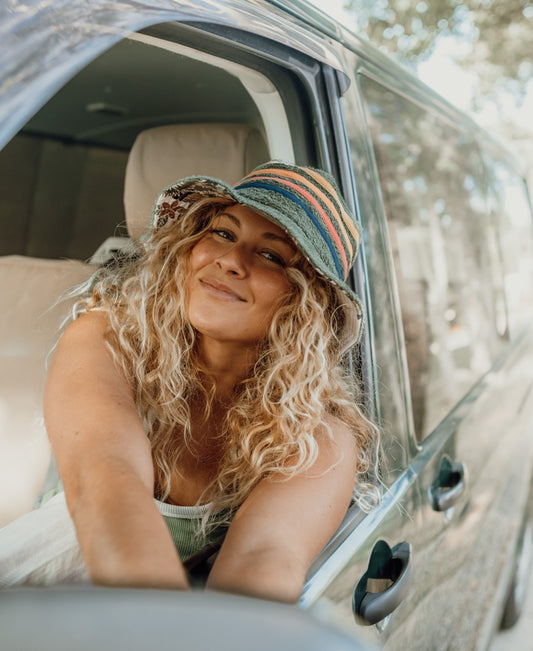 Long Island Terry Bucket Hat | Khaki