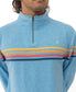 Long Island 1/4 Zip Rag Top | Sky Marle