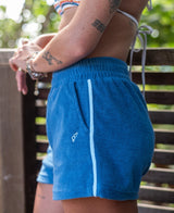 Golden Breed Retro Tilly Short | Surf Blue - Shorts