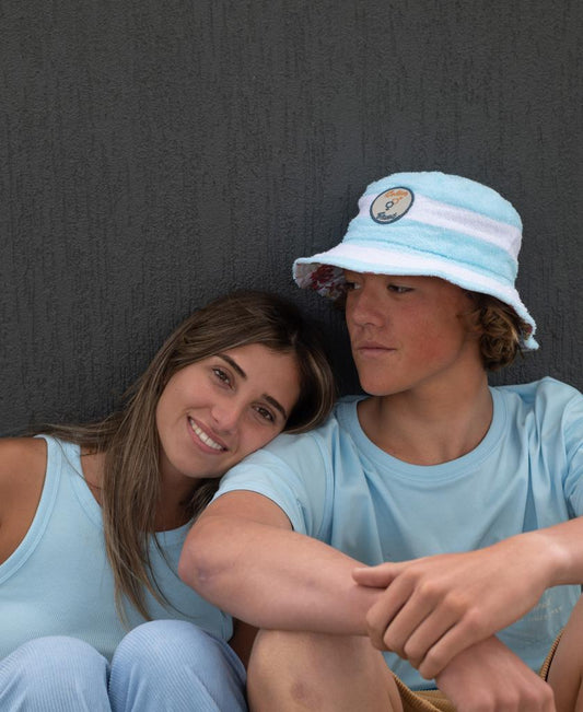 Nathan Terry Bucket Hat | Turquoise-Golden Breed