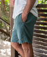 Floyd Cord Elastic Walkshort | Fern
