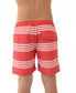 Beach Boy Elastic Boardie | Wash Red
