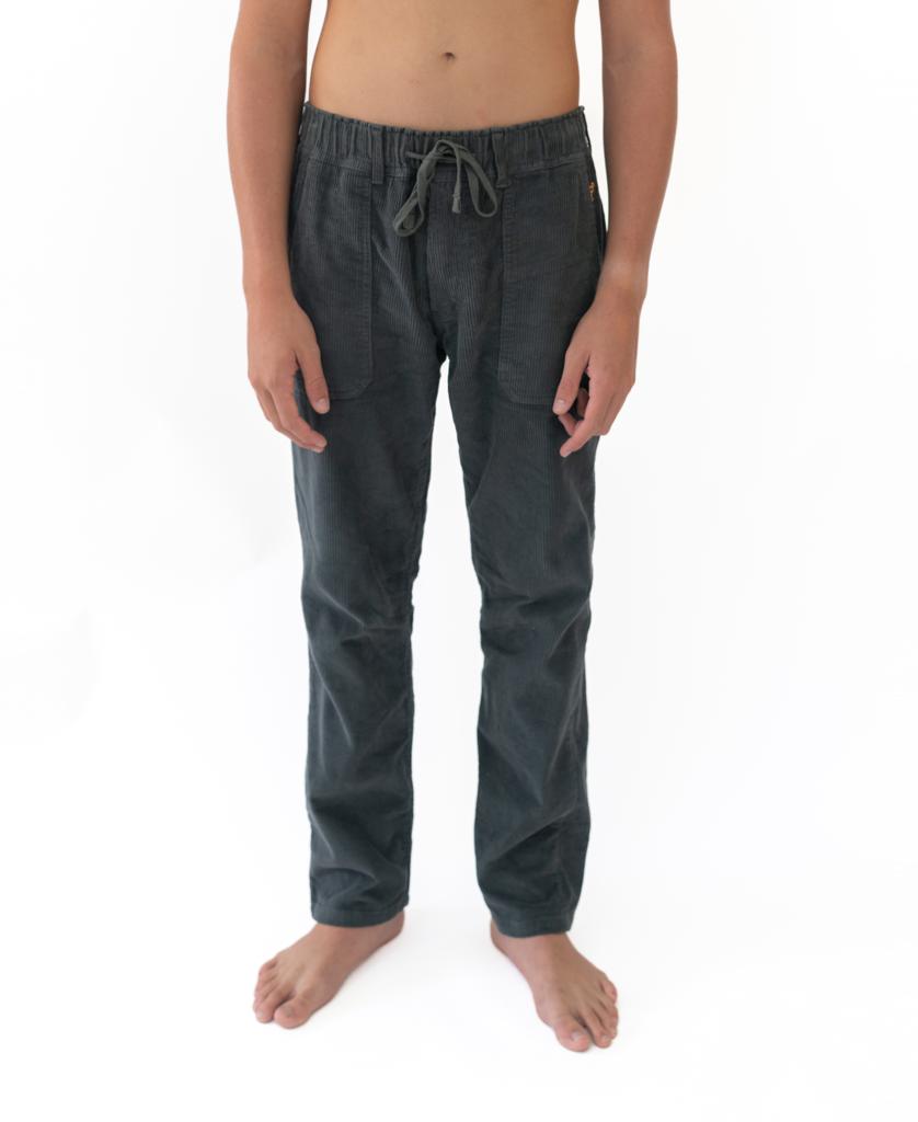 George Cord Pant | Wash Black