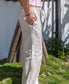 Gigi Retro Linen Pant | Natural