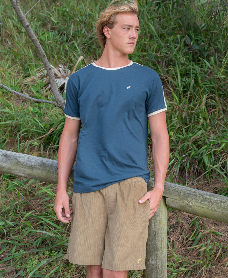 70's Ringer Tee | Navy