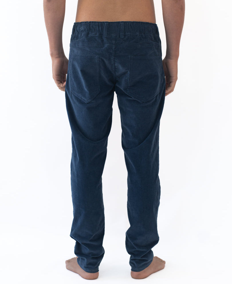Golden Breed Catch Stretch Cord Pant | V.Navy - Trousers