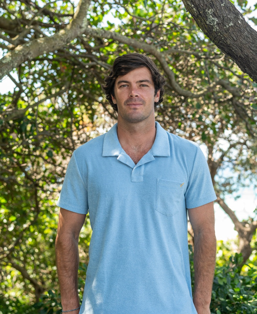 Vintage Polo | Azure Blue | Golden Breed