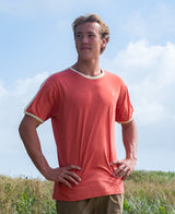 Golden Breed 70's Ringer Tee | Wash Red - T-Shirts