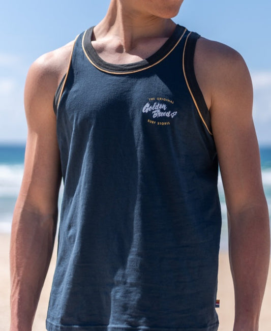 Workers Tank | Vintage Navy