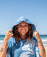 Surf Poncho Hibiscus | Surf Blue