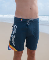 Golden Breed Retro Surf Boardshort | Vintage Navy - Boardshorts