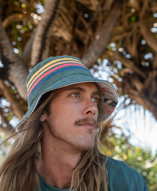 Long Island Terry Bucket Hat | Fern