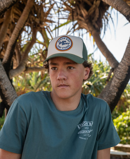 Byron Charlie Trucker Cap | Khaki