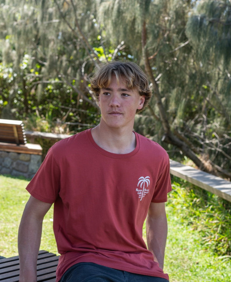 Noosa Palm Loco Tee | True Red