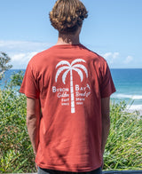 Golden Breed Byron Palm Loco Tee | True Red - T-Shirts