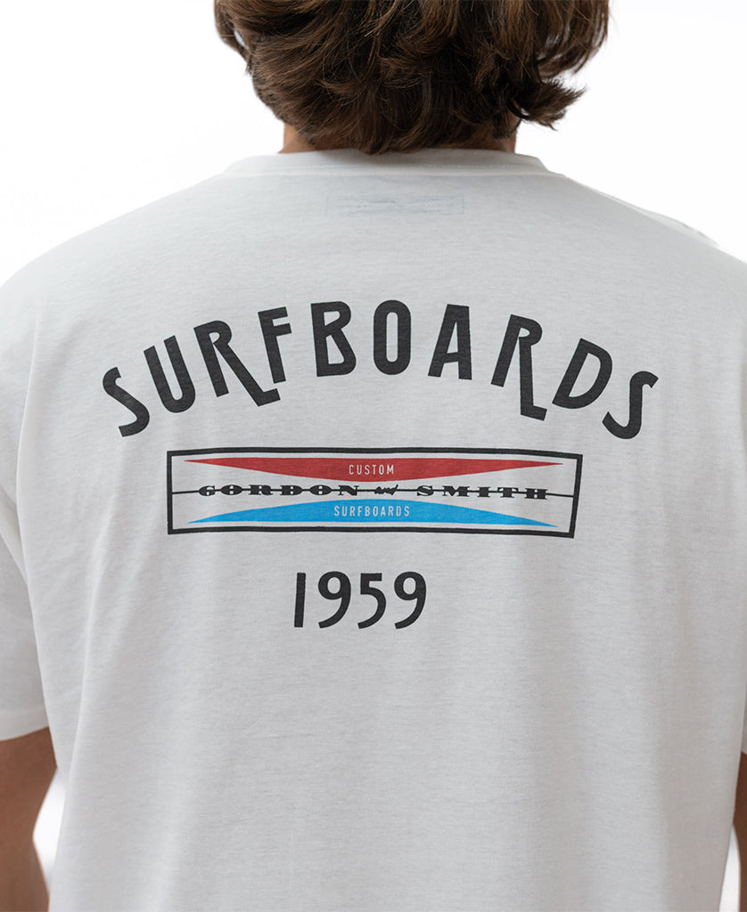 G&S Surfboards Tee | Off White