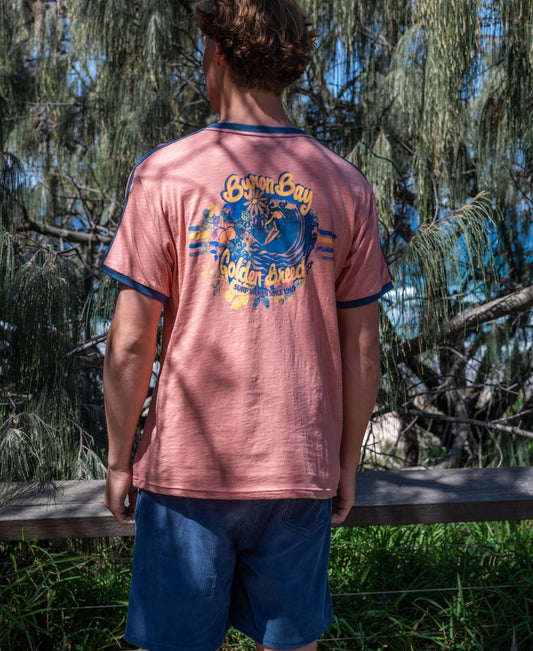 Byron Tropical Tee | Rose