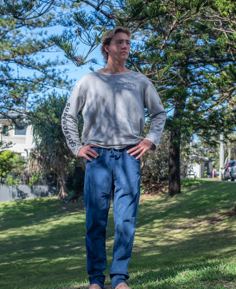 Golden Breed Catch Stretch Cord Pant | V.Navy - Trousers