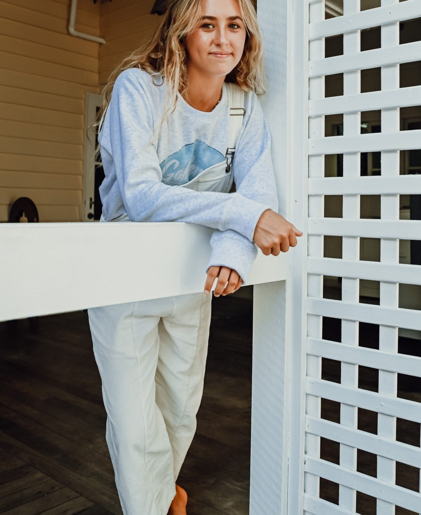 Vintage Sweat | White Misty-Golden Breed