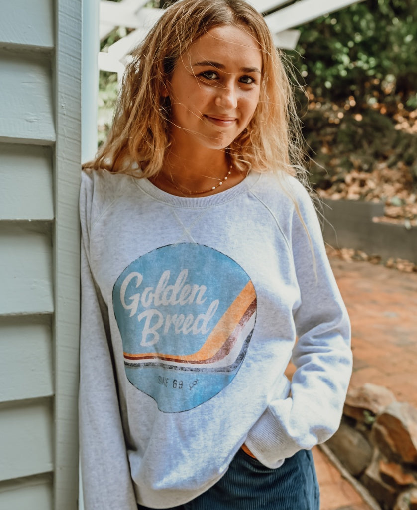 Vintage Sweat | White Misty-Golden Breed