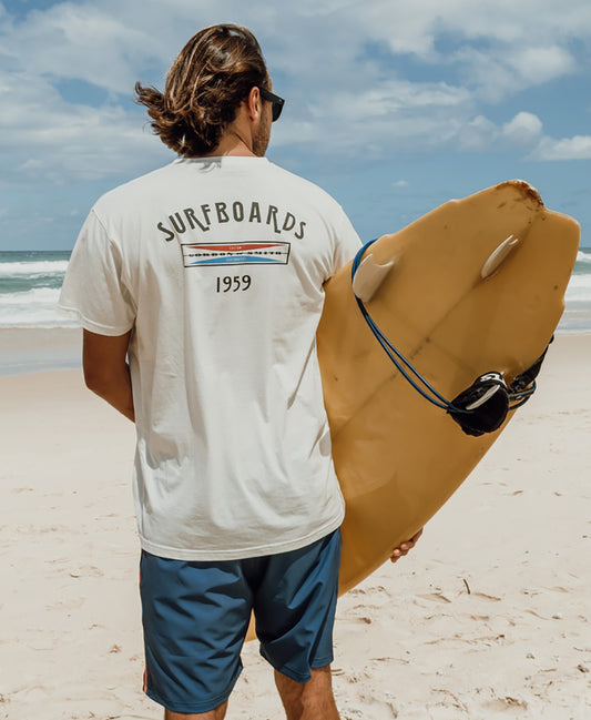 G&S Surfboards Tee | Off White
