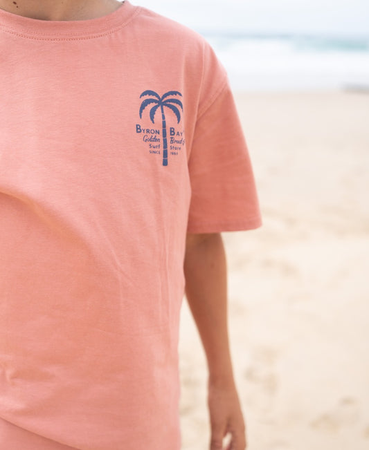 Byron Palm Loco Kids Tee | Rose-Golden Breed