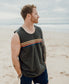 Long Island Muscle Tank | Wash Black