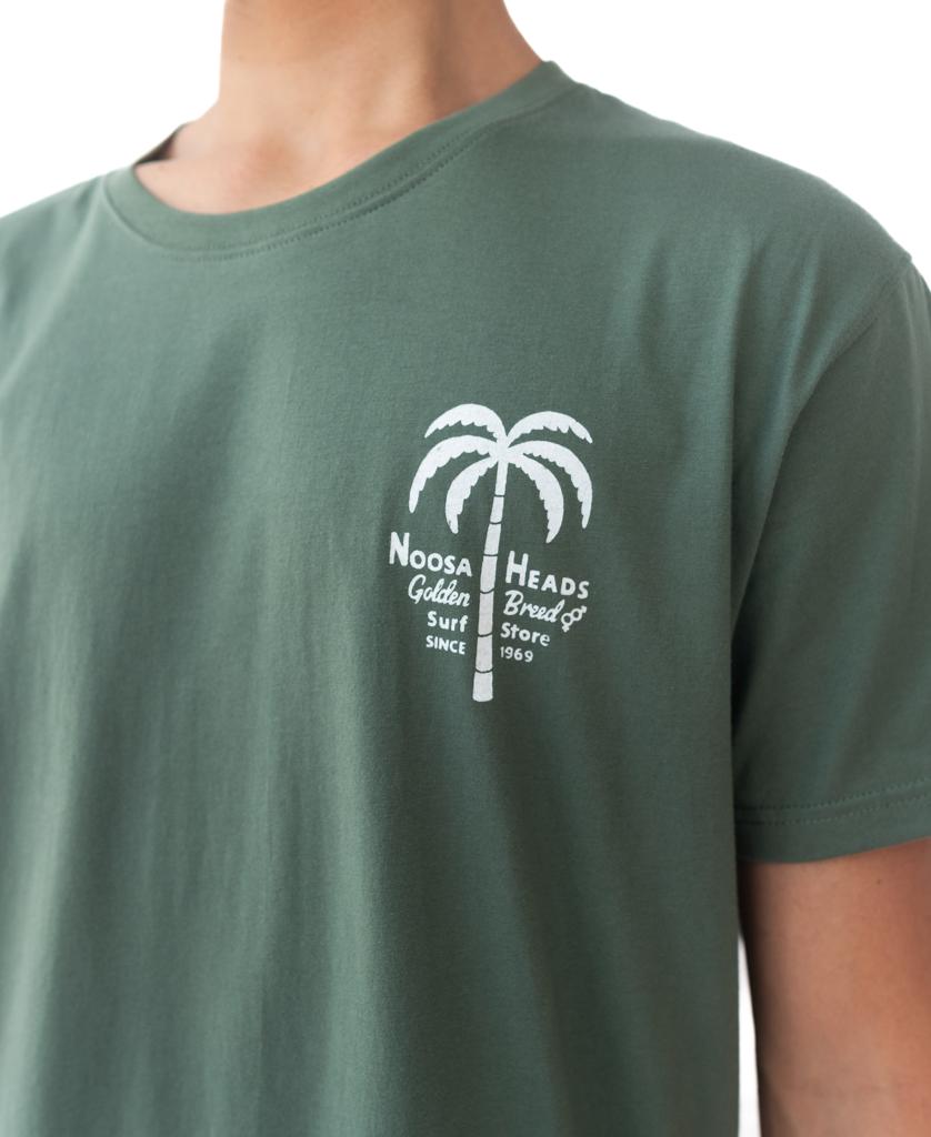 Noosa Palm Loco Tee | Khaki