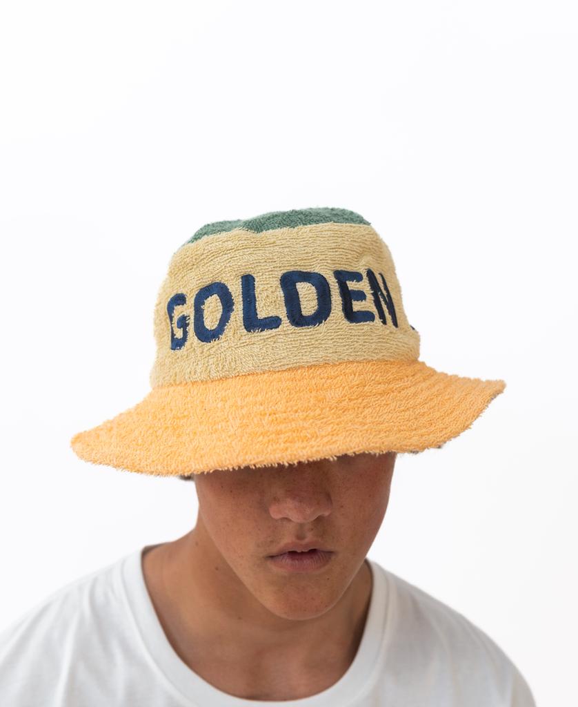 Ferry Terry Bucket Hat | Bleach Gold-Golden Breed
