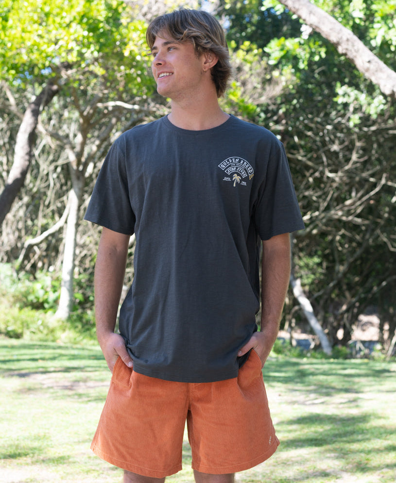 Golden Breed Floyd Cord Elastic Walkshort | Jaffa - Shorts