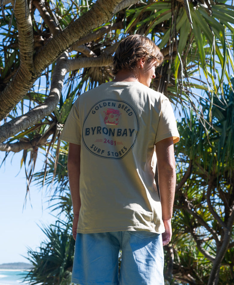 Golden Breed Byron Kombi Tee | Pebble - T-Shirts